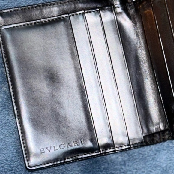 BVLGARI BIFOLD MONO / CANVAS / LEATHER MENS WALLET labubu - Picture 7 of 15
